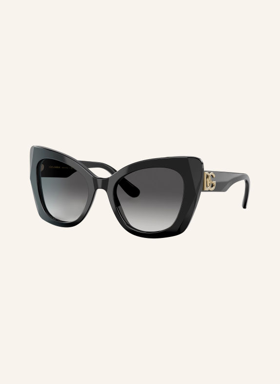 DOLCE & GABBANA Sonnenbrille DG4405F SCHWARZ/ GRAU VERLAUF