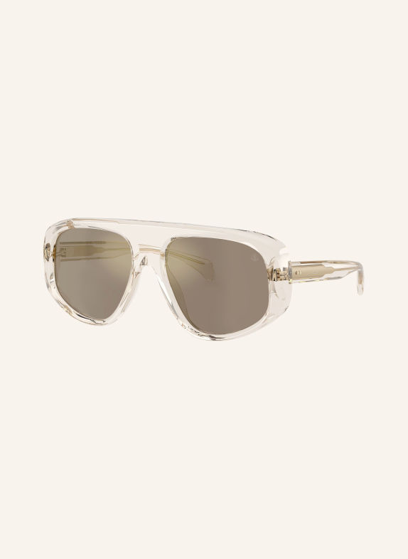 MONCLER Sunglasses ME6035U WHITE/LIGHT BROWN MIRRORED
