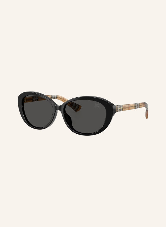 BURBERRY Sonnenbrille BE4507D SCHWARZ/ DUNKELGRAU