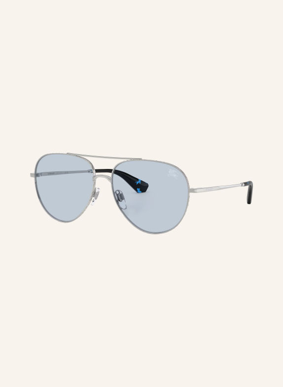 BURBERRY Solbrille BE3172 SØLV/BLÅ