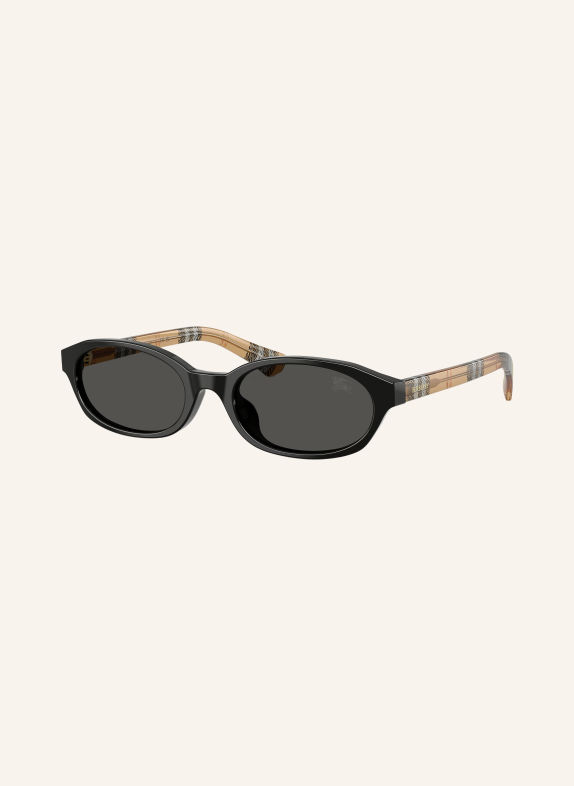 BURBERRY Sonnenbrille BE4508D SCHWARZ/ DUNKELGRAU