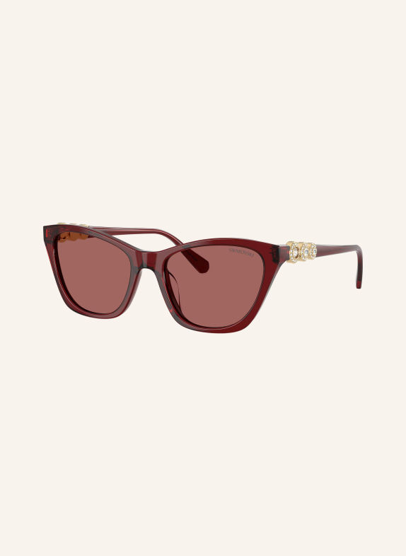 SWAROVSKI Zonnebril SK6068U DONKERROOD/ DONKERPAARS