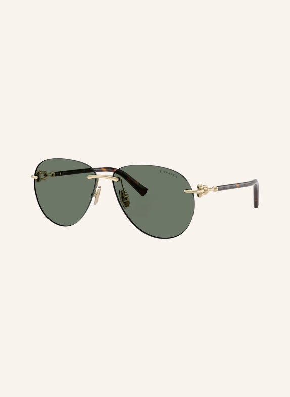 TIFFANY & Co. Sonnenbrille TF3124 GOLD/ DUNKELGRÜN