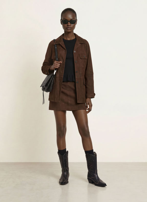 ALLSAINTS Schoudertas LUTECE SMALL ZWART / ZILVER