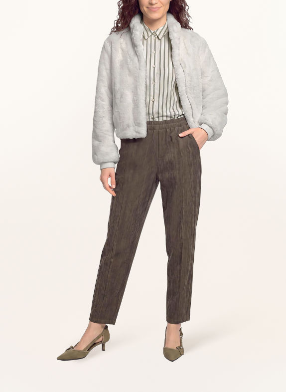 CARTOON Blouson van kunstbont WIT