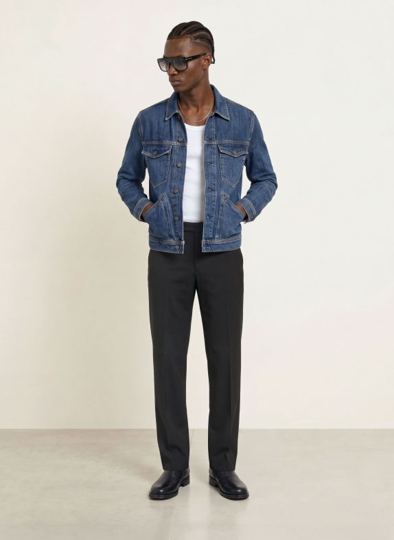 ALLSAINTS Jeansjas TRUCKER 723 Dark Indigo