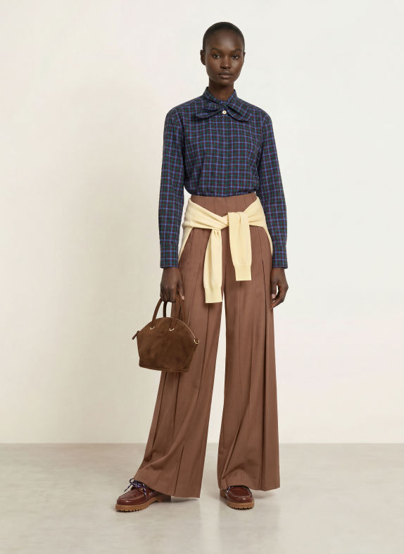 CLAUDIE PIERLOT Marlenehose BRAUN