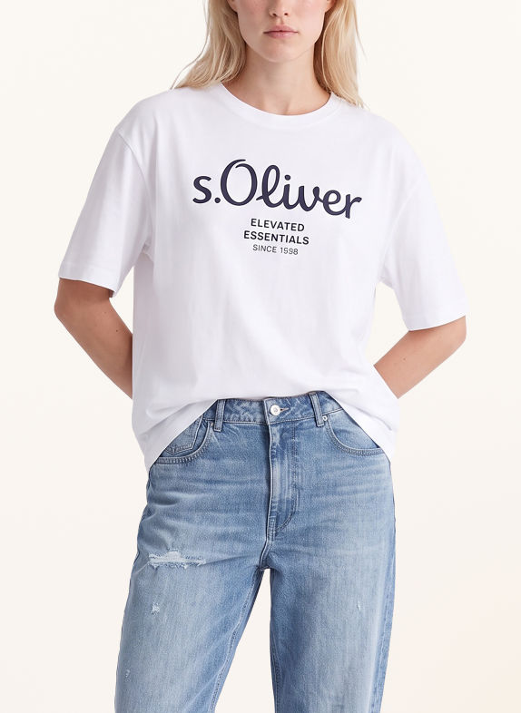 s.Oliver Oversized-Shirt WEISS