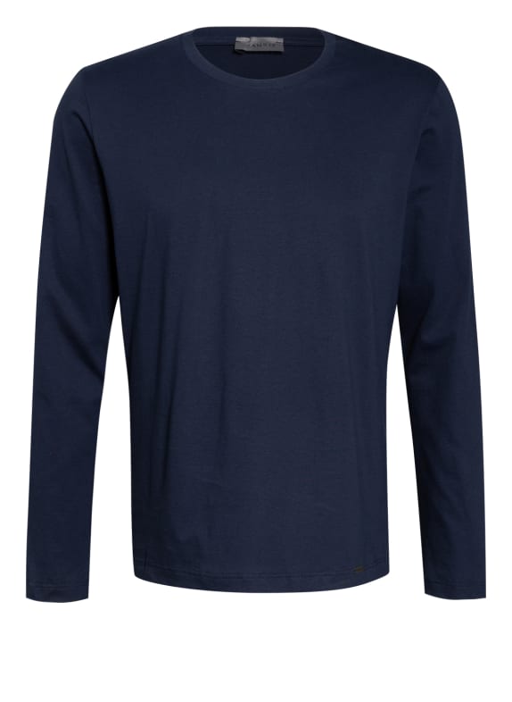 HANRO Schlafshirt LIVING DUNKELBLAU