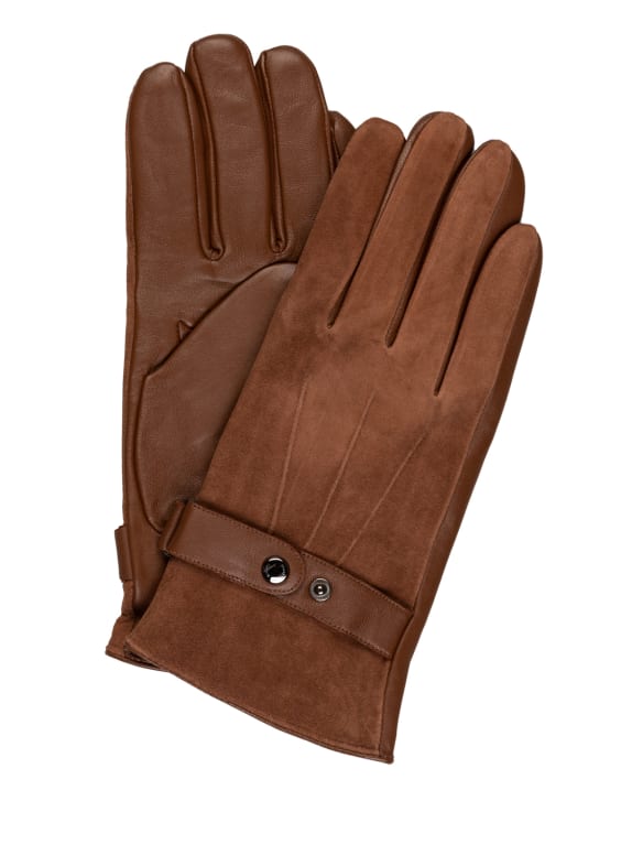 JOOP! gants en cuir MARRON