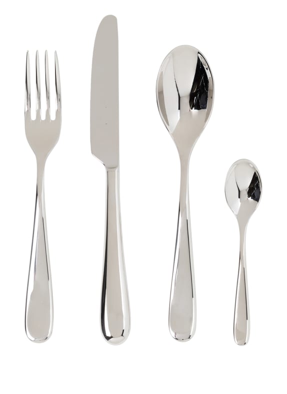 ALESSI 24-tlg. Besteckset NUOVO MILANO SILBER