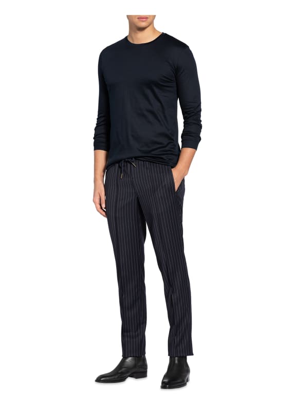 van Laack Longsleeve PARO DONKERBLAUW