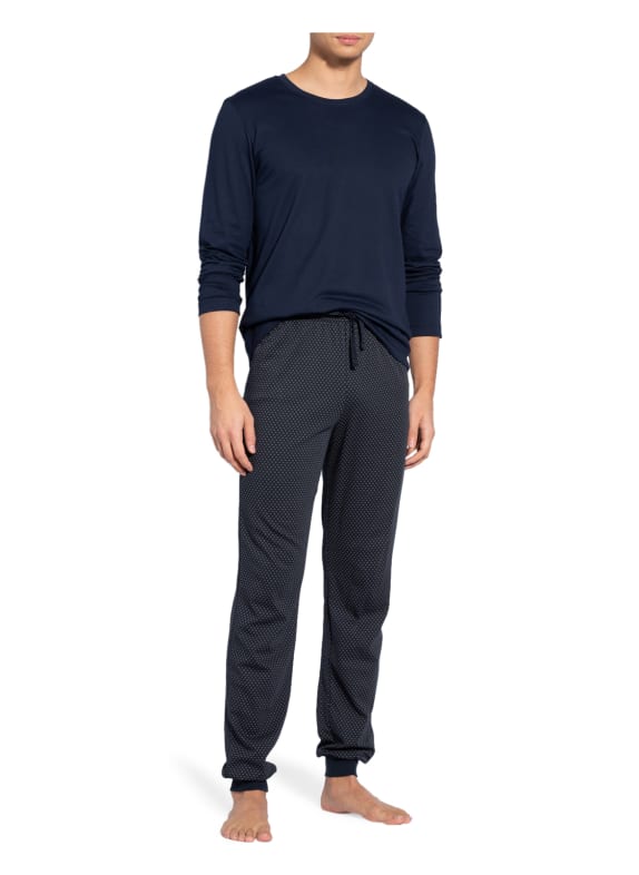 HANRO Slaapshirt LIVING DONKERBLAUW