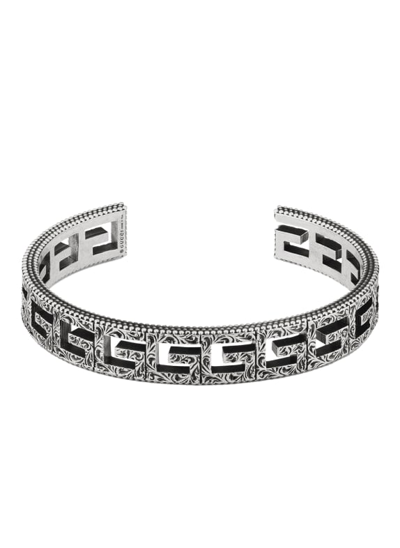 GUCCI Armreif G CUBE SILBER