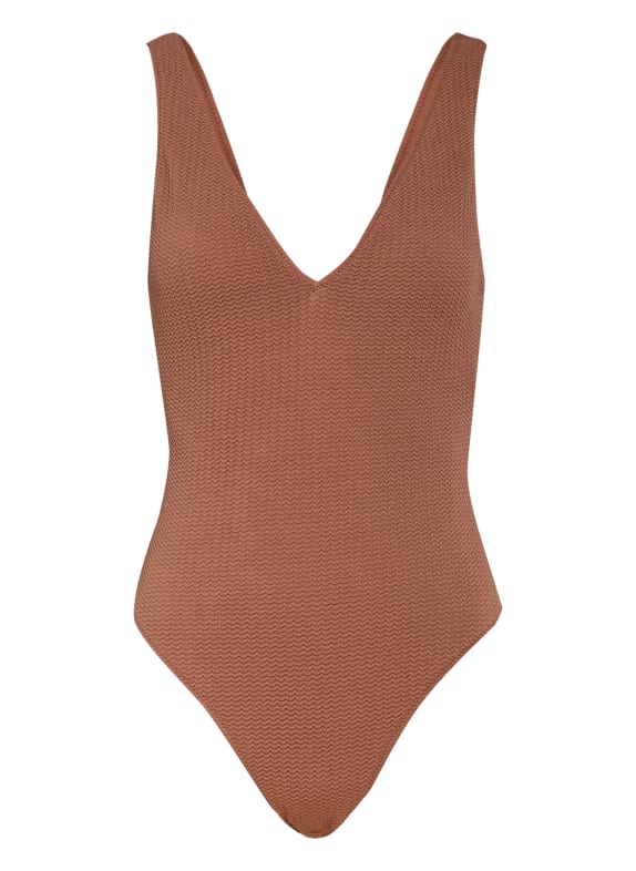 SEAFOLLY Badeanzug SEA DIVE HELLBRAUN