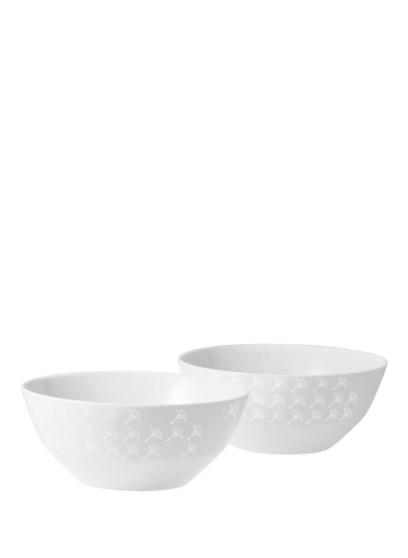 JOOP! Set of 2 bowls FADED CORNFLOWER WHITE