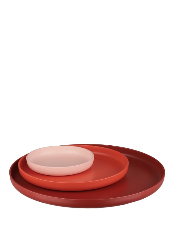 vitra Lot de 3 plateaux ORANGE FONCÉ / ORANGE / ROSE