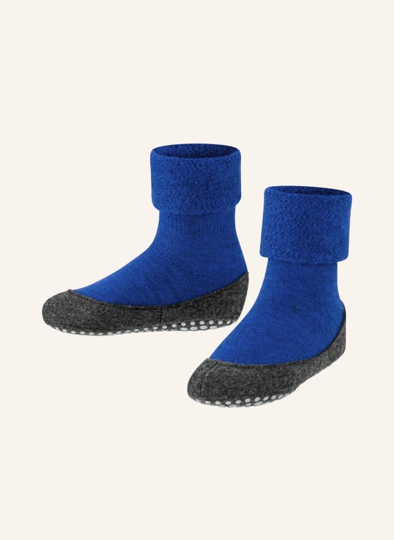 FALKE Stopper socks COSYSHOES 6054 COBALT BLUE