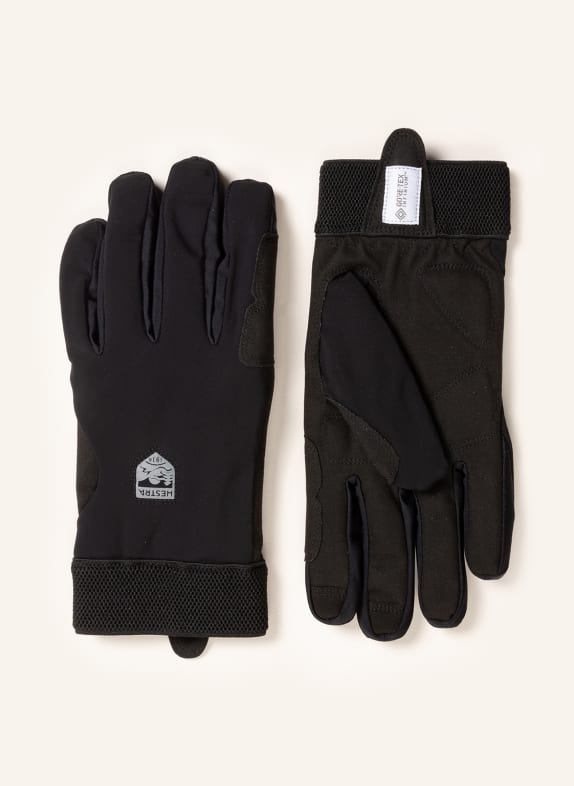 HESTRA Multisport gloves WINDSTOPPER TRACKER with touchscreen function BLACK