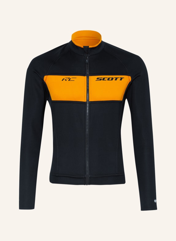 SCOTT Softshell cycling jacket RC reversible BLACK/ ORANGE
