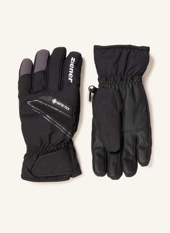 ziener Skiing gloves GUNAR GTX BLACK