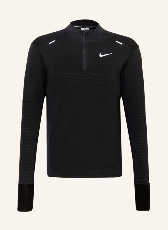 Nike Koszulka do biegania THERMA-FIT REPEL CZARNY