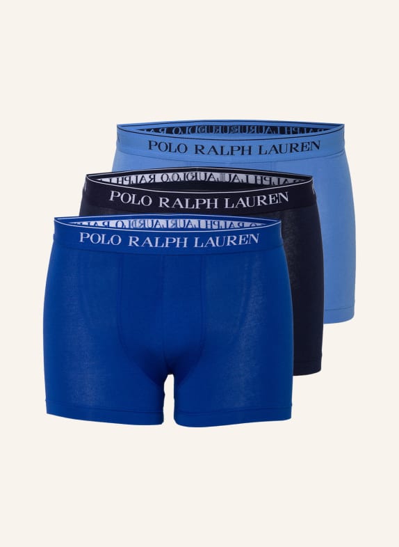 POLO RALPH LAUREN 3er-Pack Boxershorts BLAU/ DUNKELBLAU