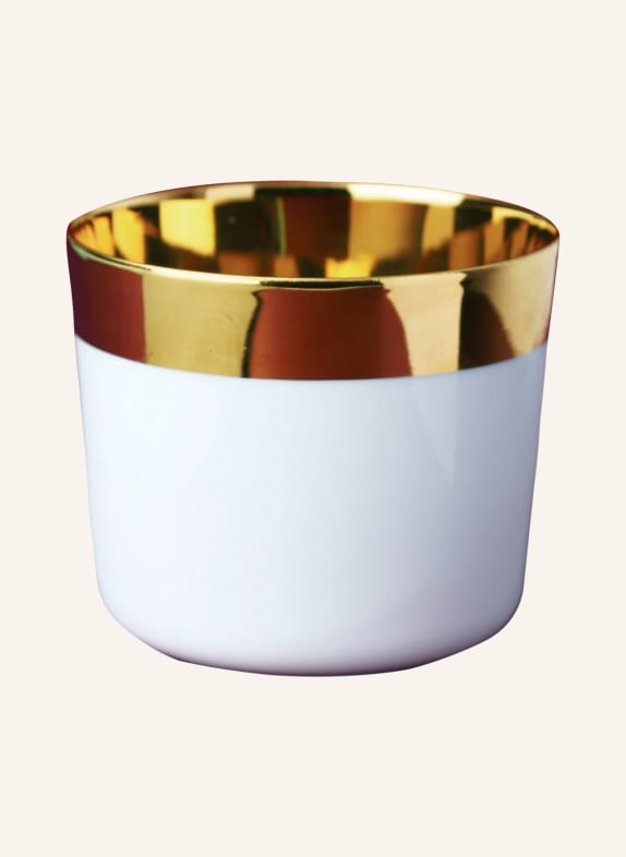 SIEGER by FÜRSTENBERG Kubek SIP OF GOLD BIAŁY/ ZŁOTY