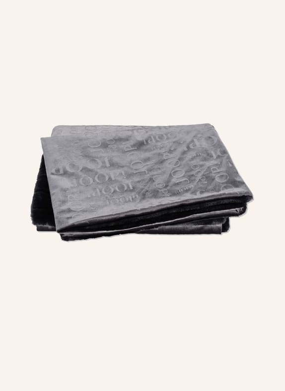 JOOP! Plaid J!GLAM zum Wenden SCHWARZ/ GRAU
