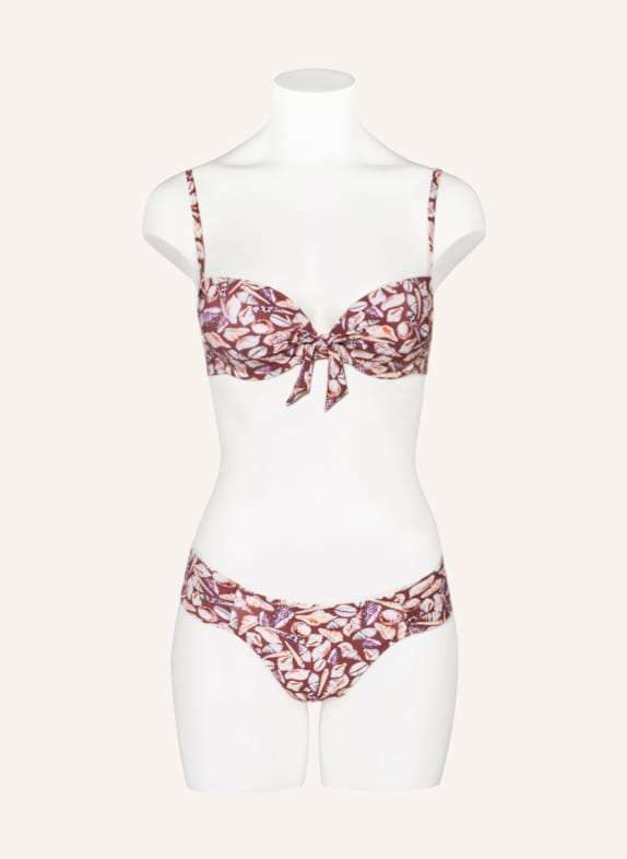 watercult Basic bikinibroekje SHORELINE CHARM BRUIN / BEIGE