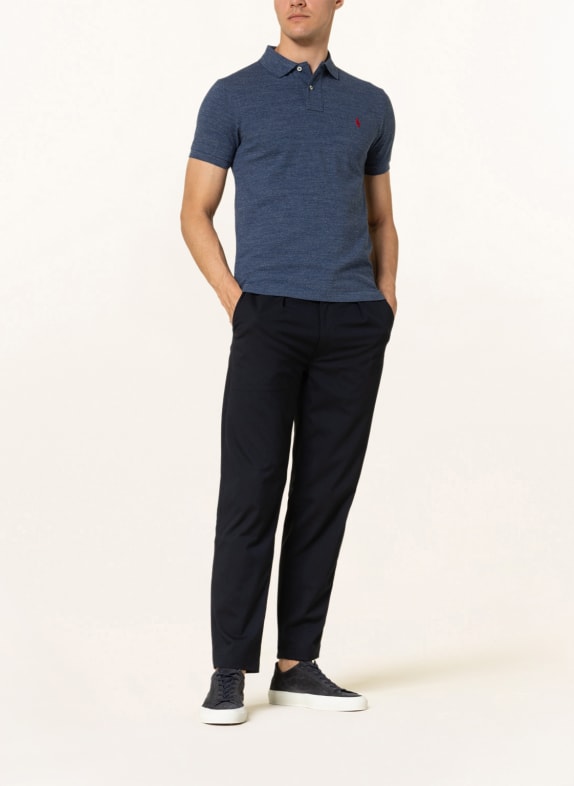 POLO RALPH LAUREN Piqué-Poloshirt Custom Slim Fit BLAU