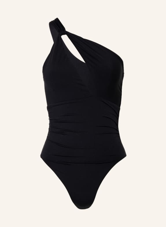 SEAFOLLY One-shoulder swimsuit BLACK