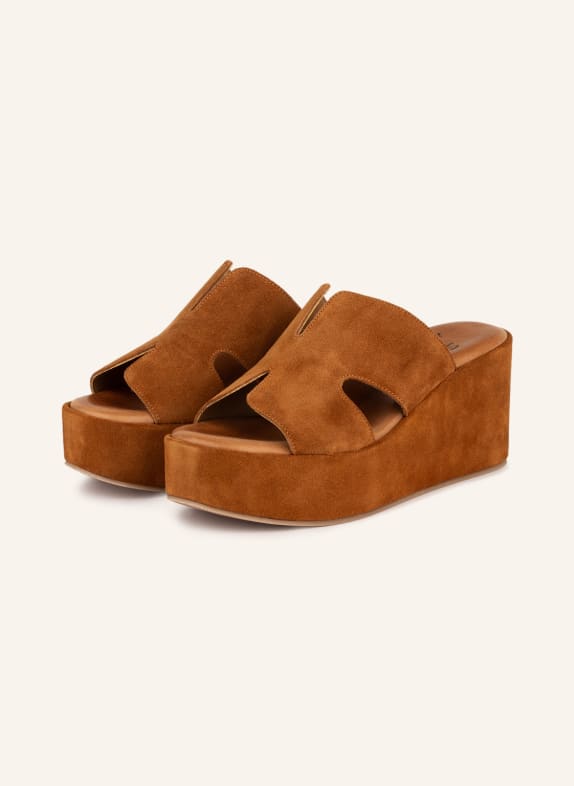 È MIA Wedges COGNAC