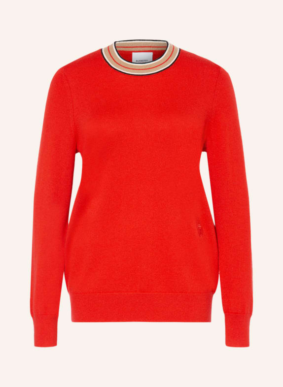 BURBERRY Cashmere-Pullover TILDA ROT