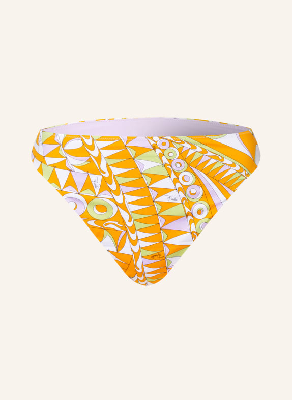 PUCCI Bikini bottoms ORANGE/ WHITE/ LIGHT PURPLE