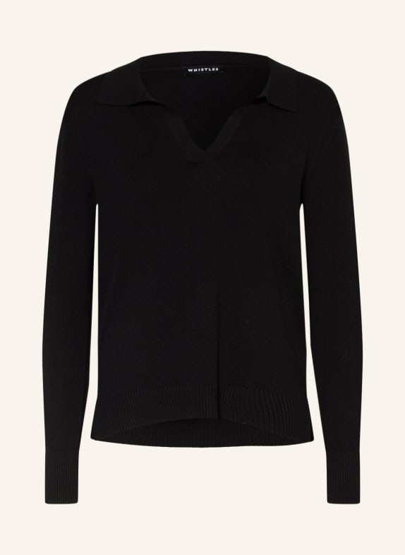 WHISTLES Pullover SCHWARZ