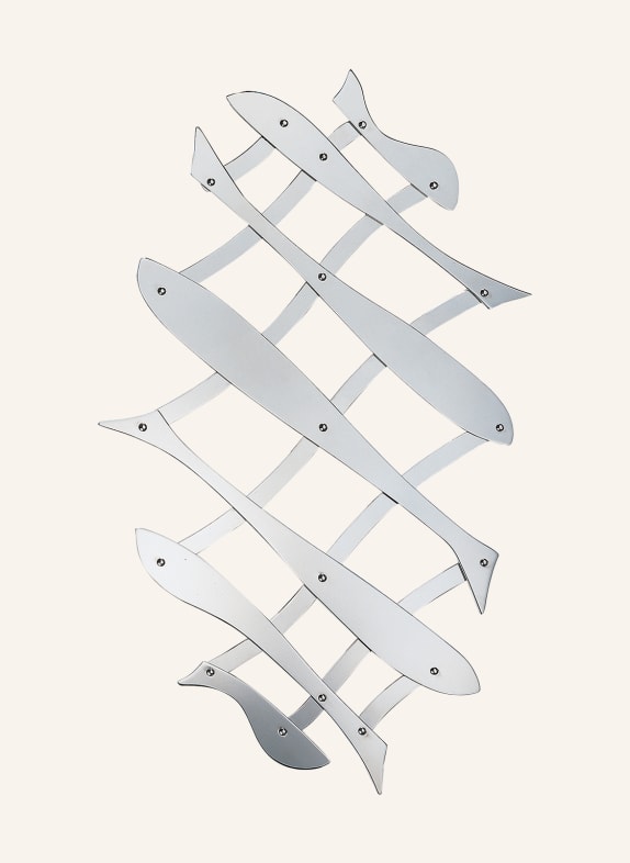 ALESSI Topfuntersetzer PESCHER SILBER