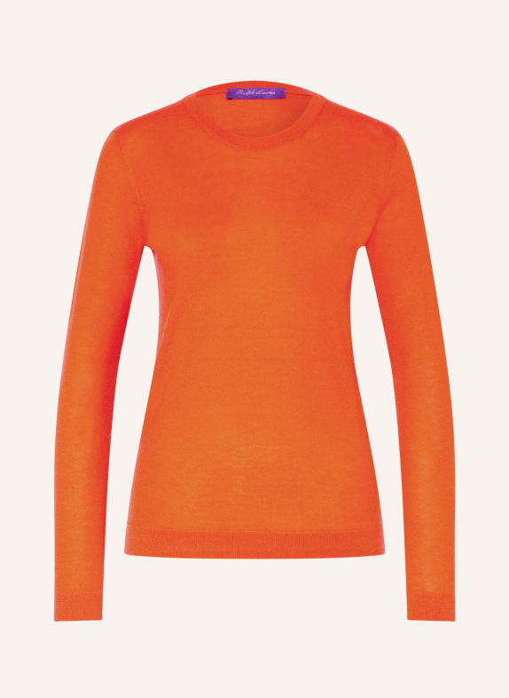 RALPH LAUREN Collection Cashmere sweater ORANGE