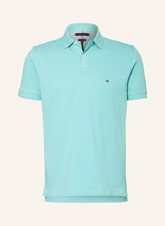 TOMMY HILFIGER Piqué polo shirt regular fit TURQUOISE