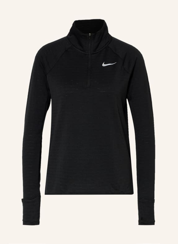Nike Koszulka do biegania THERMA-FIT ELEMENT CZARNY