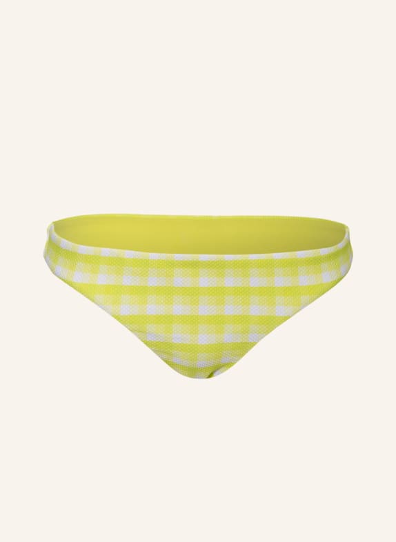 SEAFOLLY Bikini bottoms PORTOFINO LIGHT GREEN/ WHITE