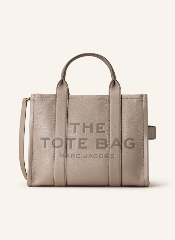 MARC JACOBS Shopper THE MEDIUM TOTE BAG LEATHER TAUPE