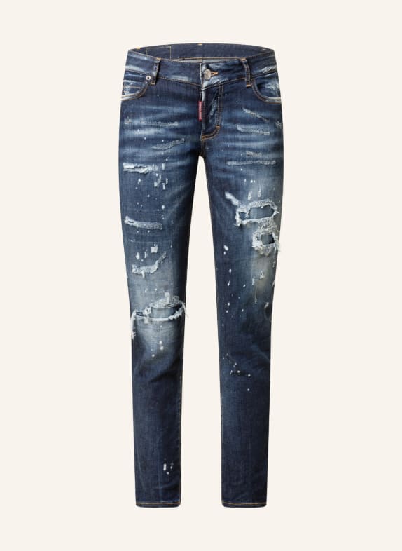 DSQUARED2 Destroyed Jeans JENNIFER 470 NAVY BLUE