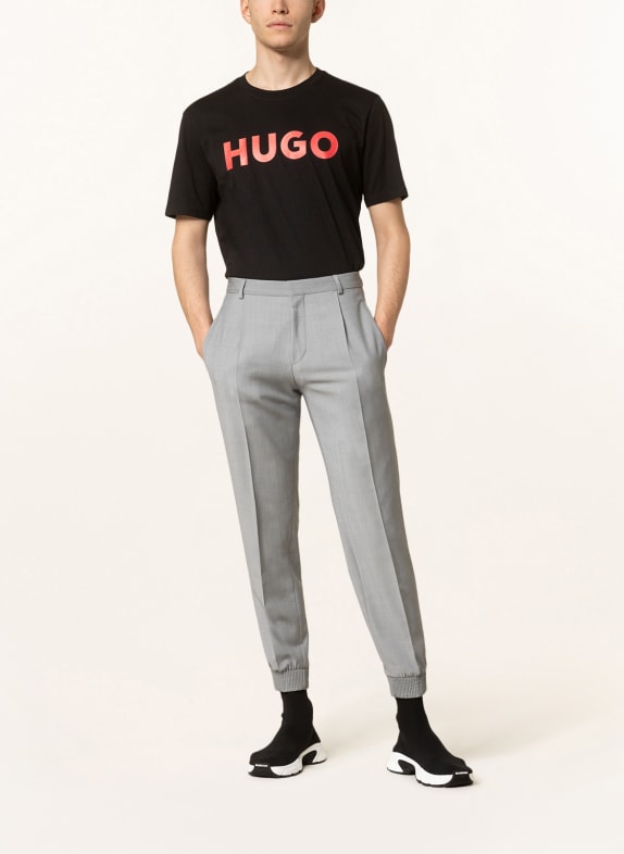 HUGO T-shirt DULIVIO ZWART