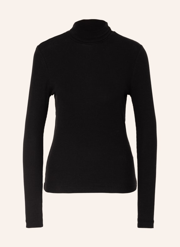 WHISTLES Rollkragenshirt SCHWARZ