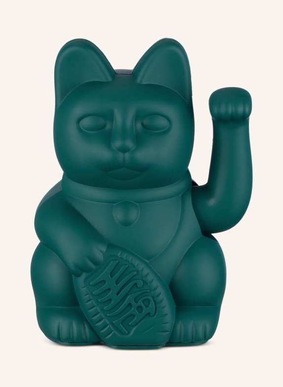 DONKEY Dekofigur LUCKY CAT PETROL