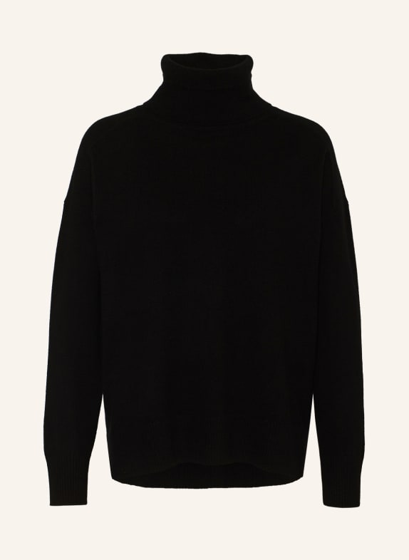 WHISTLES Turtleneck sweater in cashmere BLACK
