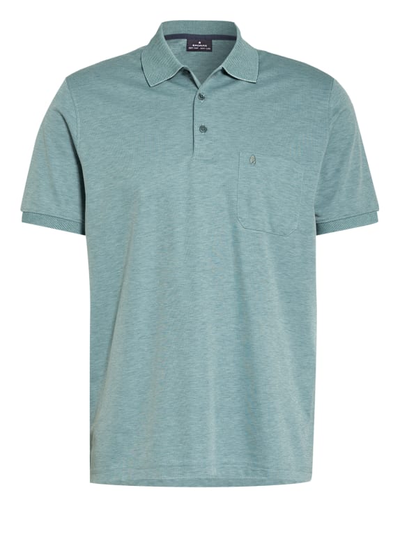 RAGMAN Piqué polo shirt  LIGHT GREEN