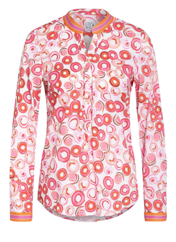 Emily - Modische Bluse mit spitzem Ausschnitt