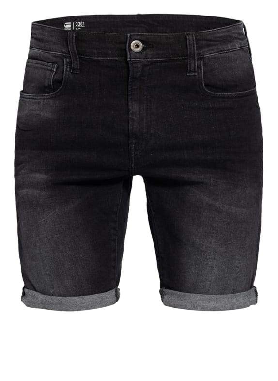 G-Star RAW Jeans-Shorts 3301 Slim Fit 9887 Medium Aged Grey